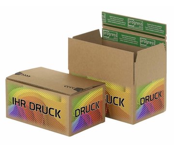 Specipack Boîtes Autolock imprimées 400 x 260 x 250 mm - Lot de 100 boîtes imprimées avec votre propre design