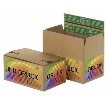 Specipack Boîtes Autolock imprimées 400 x 260 x 250 mm - Lot de 100 boîtes imprimées avec votre propre design