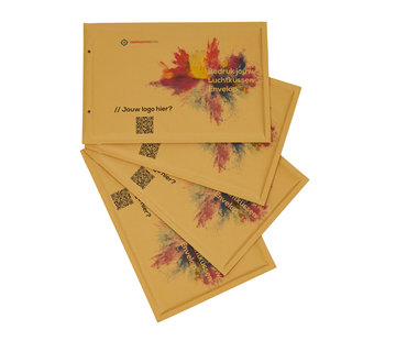 Specipack Enveloppes à coussin d'air marron C imprimées - Enveloppe à bulles 150 x 215 mm imprimée - Boîte de 100 pièces