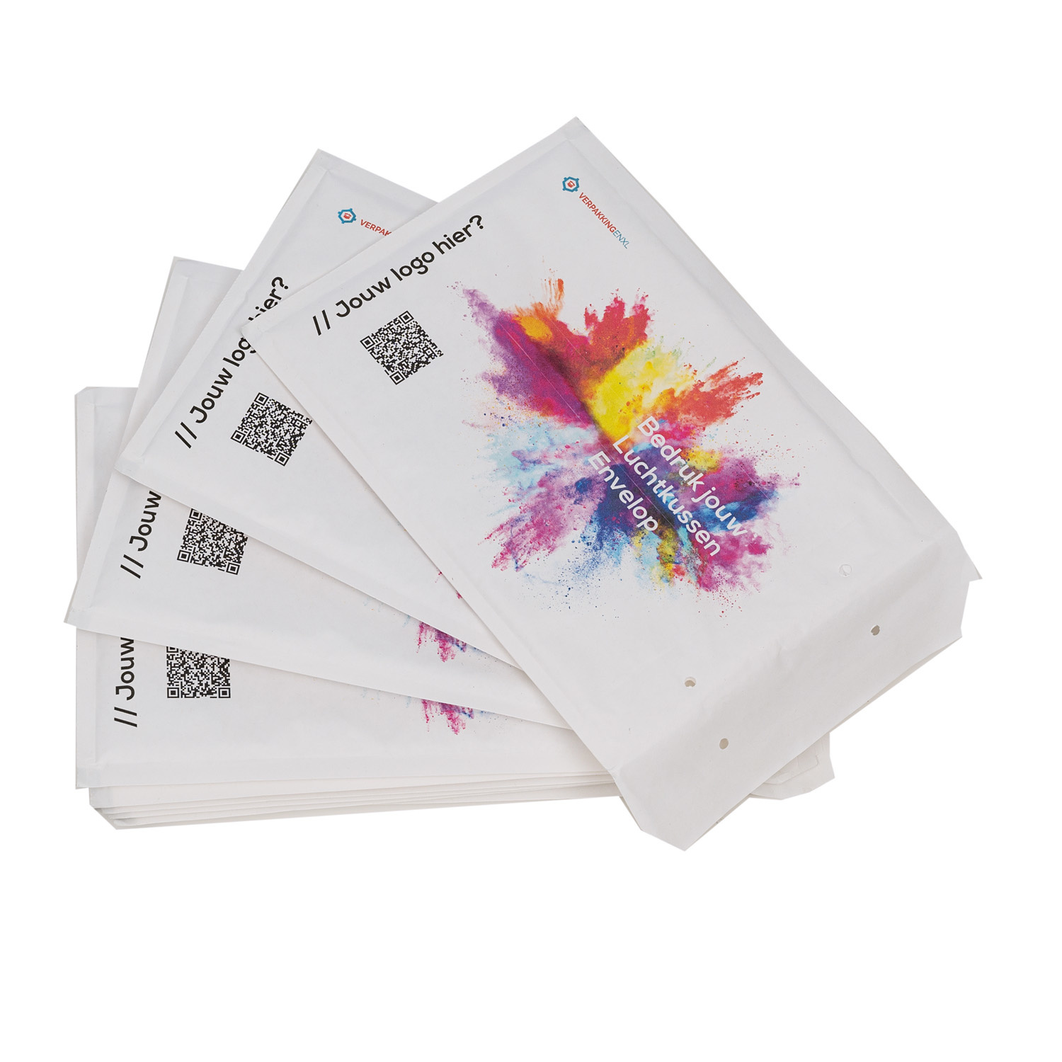 Luchtkussen Enveloppen C Bedrukt Bubbelenveloppen 150 X 215 Mm 