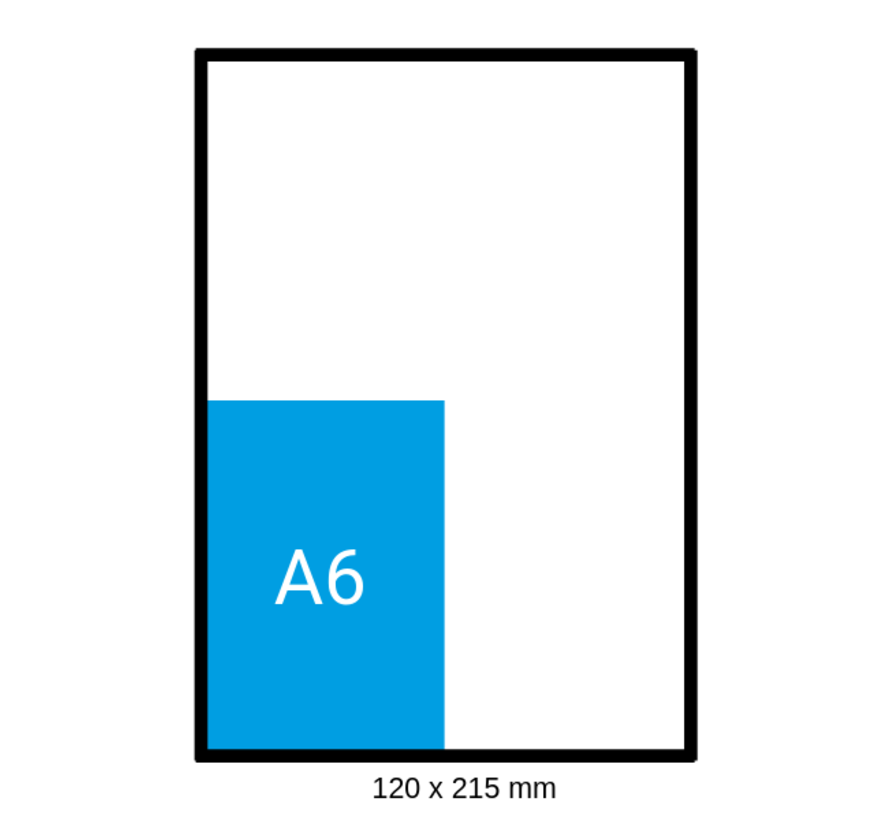 Luchtkussen enveloppen B12 - Bubbelenvelop 120 x 215 mm A6  - Doos met 200 stuks