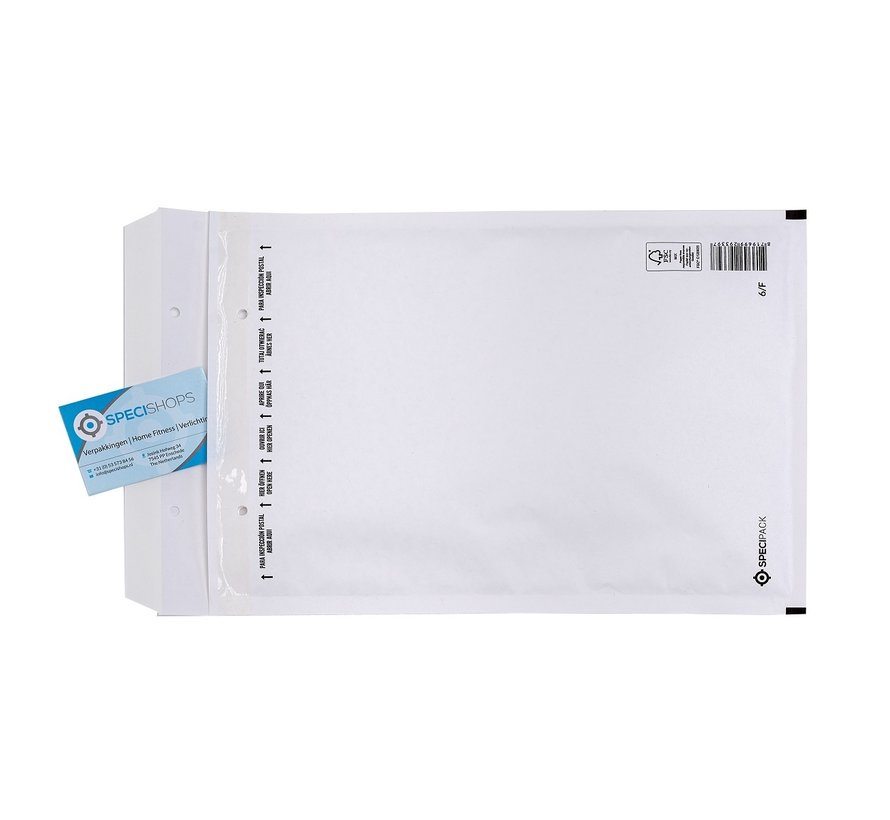 Luchtkussen enveloppen F16 - Bubbelenvelop 220 x 340 mm A4  - Doos met 100 stuks