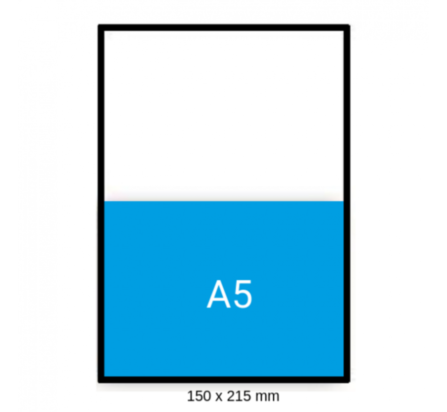 Luchtkussen enveloppen Bruin C13 - Bubbelenvelop 150 x 215 mm A5  - Doos met 100 stuks