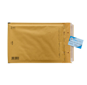 Specipack Enveloppes à coussin d'air Marron F16 - Enveloppe à bulles 220 x 340 mm A4 - Boîte de 100 pcs.