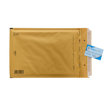 Specipack Luchtkussen enveloppen Bruin F16 - Bubbelenvelop 220 x 340 mm A4  - Doos met 100 stuks