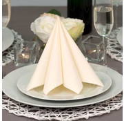 Specipack Serviette de table 3 plis - 40cm x 40cm - 1/8 pli - crème - 1000 pièces