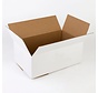 Boîtes pliantes américaines blanches simple vague 305 x 220 x 220 mm A4 - Lot de 120 boîtes blanches
