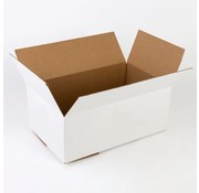 Specipack Simple vague blanche 305 x 220 x 250 mm A4 - Paquet de 120 boîtes blanches