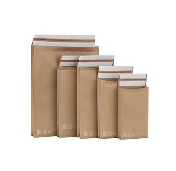 Specipack Papieren verzendzakken - do good bag - 450 x 550 x 80 mm - 135g - met retourstrip - 100 stuks