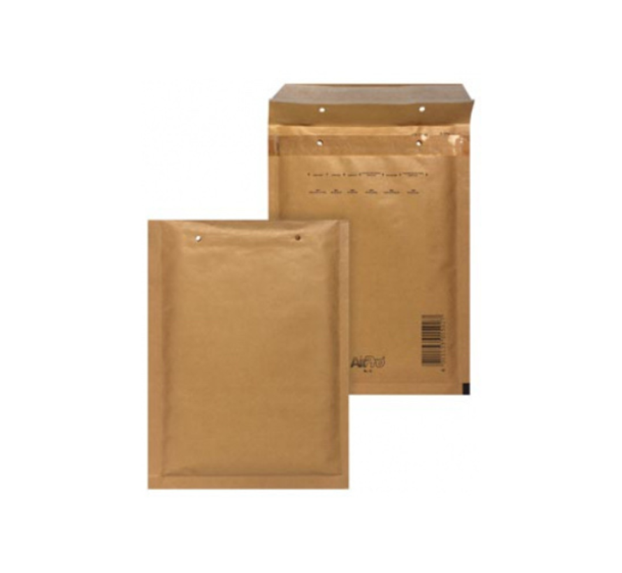 Enveloppes à coussin d'air Marron B12 - Enveloppe à bulles 120 x 215 mm A6 - Boîte de 200 pièces