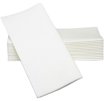 Specipack Serviette 3 plis - 40cm x 40cm - 1/8 pli - blanc - 1000 pièces
