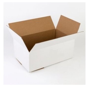 Specipack Onde unique blanche 200 x 150 x 50 mm - Paquet de 120 boîtes blanches