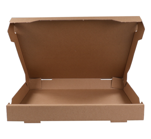 Specipack Boîte à pizza en carton ondulé - 33x33x4cm - marron - 100 pièces