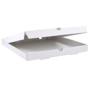 Specipack Boîte à pizza ondulée - 33 x 33 x 4 cm - blanc - 100 pièces