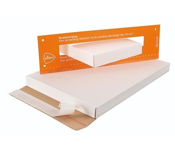 Specipack Boîte aux lettres en carton ondulé A4+ avec 2 x fermeture autocollante - 350 x 250 x 28 mm - paquet de 20 pièces