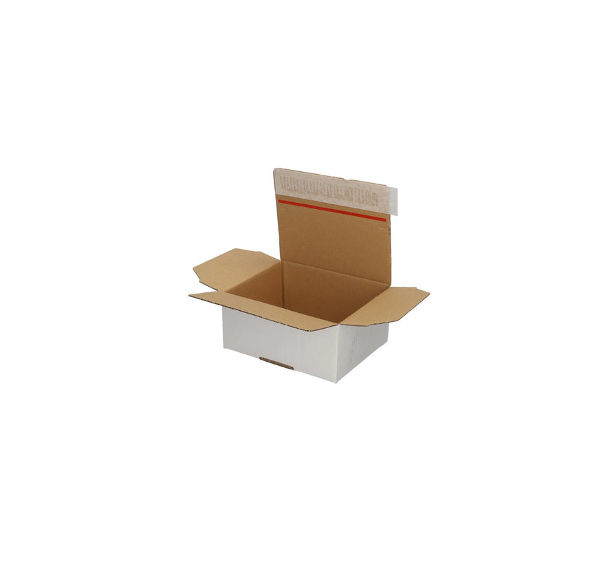 Boîtes Autolock blanches - 310 x 230 x 160 mm - boîte avec fermeture auto-adhésive