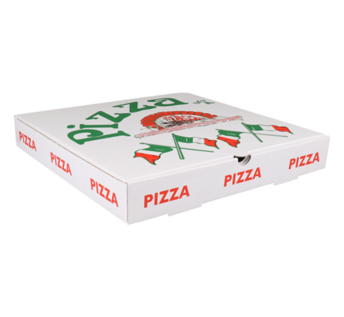 Specipack Boîte à pizza Americano - 30x30x3cm - blanc - 150 pièces