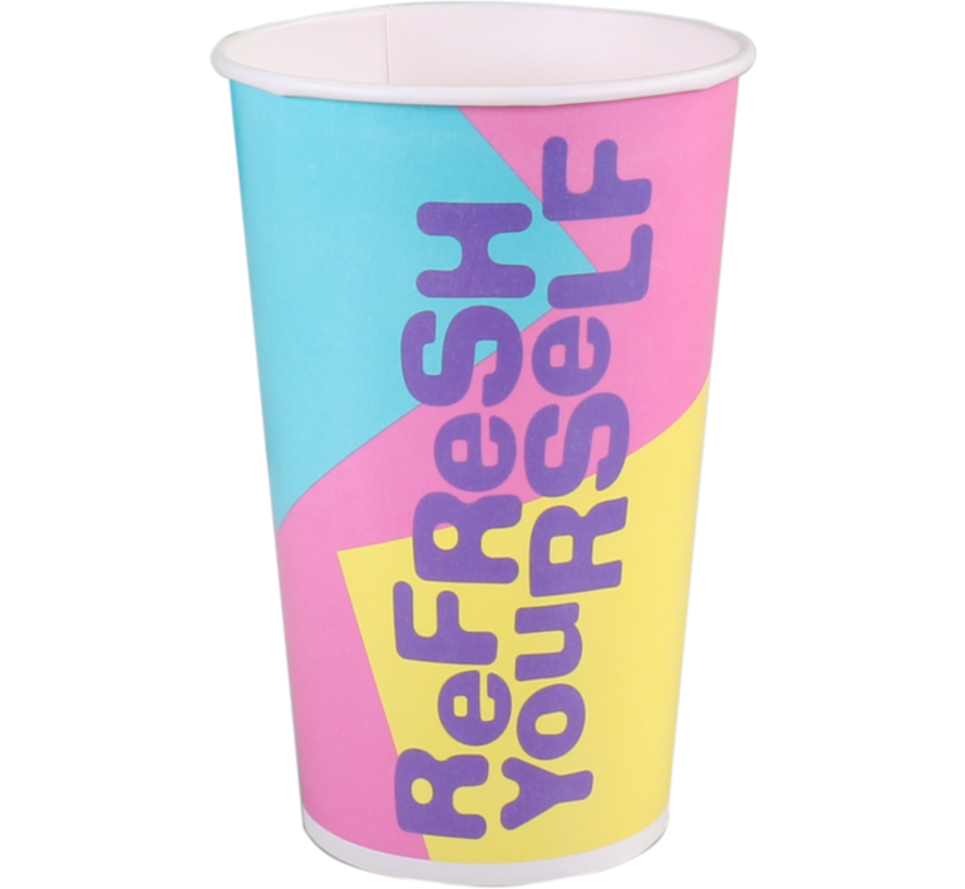 Gobelet à milkshake - Refresh - 400ml/16oz - 1000 pièces