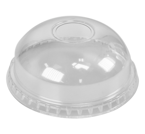 Specipack Couvercle gobelet Milkshake - Ø95mm + trou 50mm - transparent - 2000 pièces