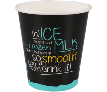 Specipack Gobelet Milkshake en carton - ICE is (N)ICE - 300ml/12oz - 800 pièces