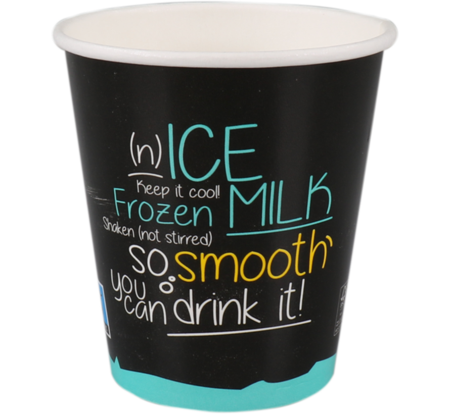 Gobelet Milkshake en carton - ICE is (N)ICE - 300ml/12oz - 800 pièces