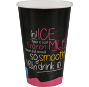 Specipack Kartonnen Milkshakebeker - ICE is (N)ICE - 400ml/16oz - 1000 stuks