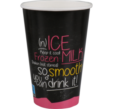 Specipack Kartonnen Milkshakebeker - ICE is (N)ICE - 400ml/16oz - 1000 stuks