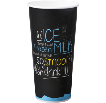 Specipack Gobelet Milkshake en carton - ICE is (N)ICE - 500ml - 1000 pièces