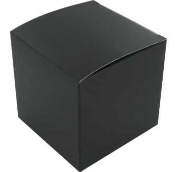 Specipack Boîte cadeau noire - cube - 8x8x8cm - 25 pièces