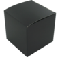 Boîte cadeau noire - cube - 8x8x8cm - 25 pièces