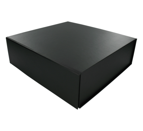 Specipack Boîte cadeau noire - avec fermeture magnétique - 210x195x65mm - 5 pièces