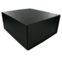 Boîte cadeau noire - avec fermeture magnétique - 230x200x100mm - 40 pièces
