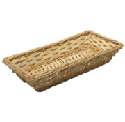 Specipack Rieten mand - wilg - naturel - rechthoekig - 37x17x7cm