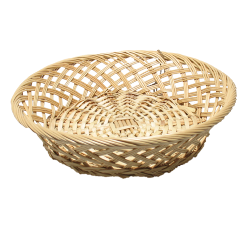 Specipack Rieten mand - naturel - rond - Ø33cm - 8cm