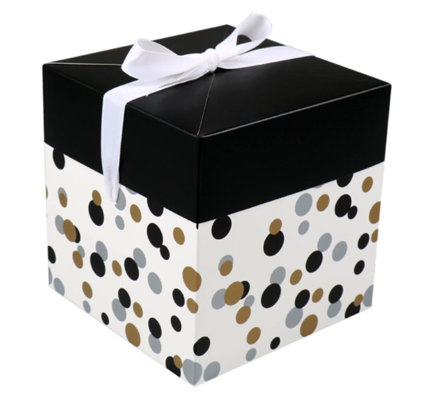 Confetti doos - Pop Up Box - 15x15x15cm - 25 stuks