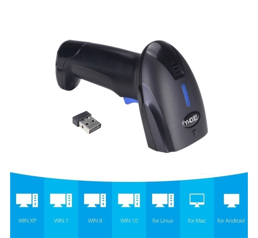 Scanner de codes-barres - sans fil - Scanner portable Plug & Play