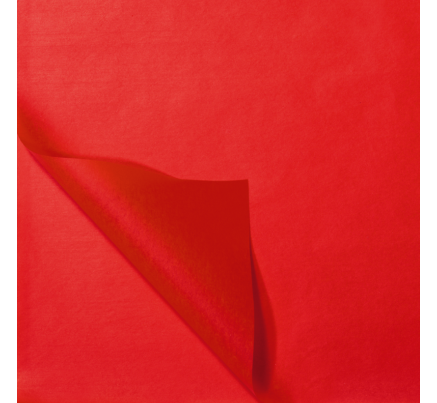 Fil de soie - 50x70cm - rouge - 100 feuilles