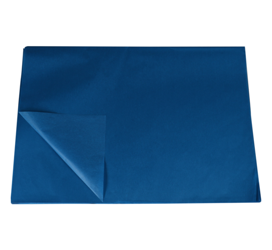 Fil de soie - 50x70cm - bleu - 100 feuilles