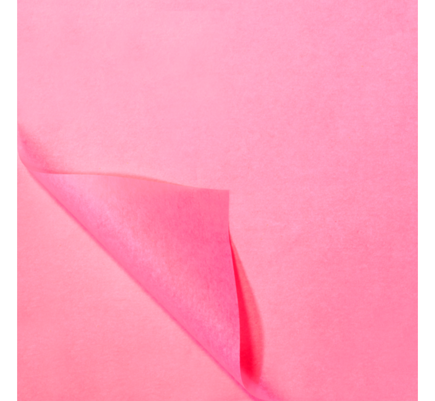 Fil de soie - 50x70cm - rose vif - 100 feuilles