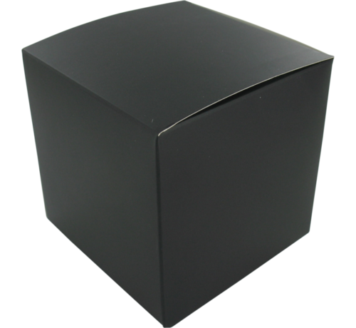 Specipack Boîte cadeau noire - cube -12x12x12cm - 25 pièces