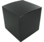 Boîte cadeau noire - cube -12x12x12cm - 25 pièces