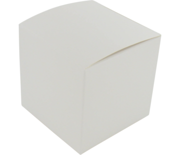 Specipack Boîte cadeau blanche - cube - 8x8x8cm - 25 pièces