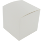 Boîte cadeau blanche - cube - 8x8x8cm - 25 pièces