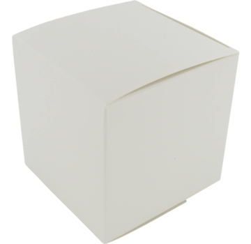 Specipack Boîte cadeau blanche - cube - 10x10x10cm - 25 pièces