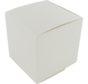 Boîte cadeau blanche - cube - 10x10x10cm - 25 pièces