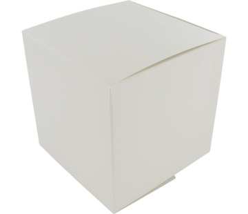 Specipack Boîte cadeau blanche - cube - 12x12x12cm - 25 pièces