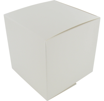 Specipack Boîte cadeau blanche - cube - 12x12x12cm - 25 pièces