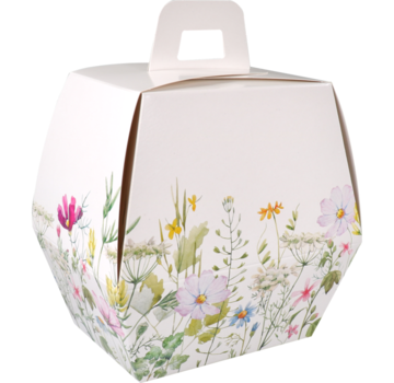 Specipack Boîte de Pâques - Floral - carton - 150x105x194mm - 25 pièces