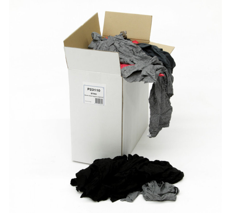 Poetslappen BTRO - dikke en dunne bonte tricot lappen origineel - 10 kg (50st)