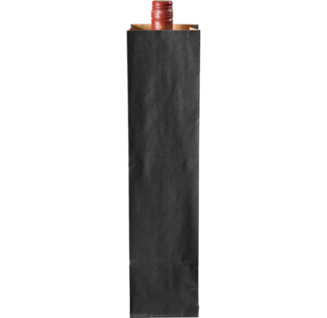 Specipack Sac à bouteilles - papier - 10x8x41cm - noir- 250 pièces